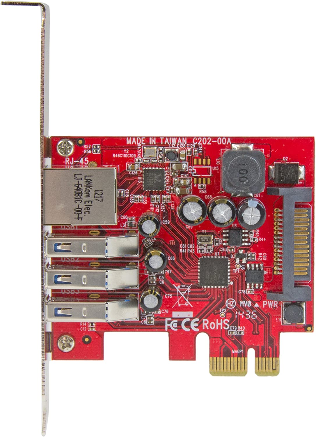 StarTect 3 PORT PCI EXPRESS USB 3.0 CARD(PEXUSB3S3GE) (2 Years Manufacture Local Warranty In Singapore)