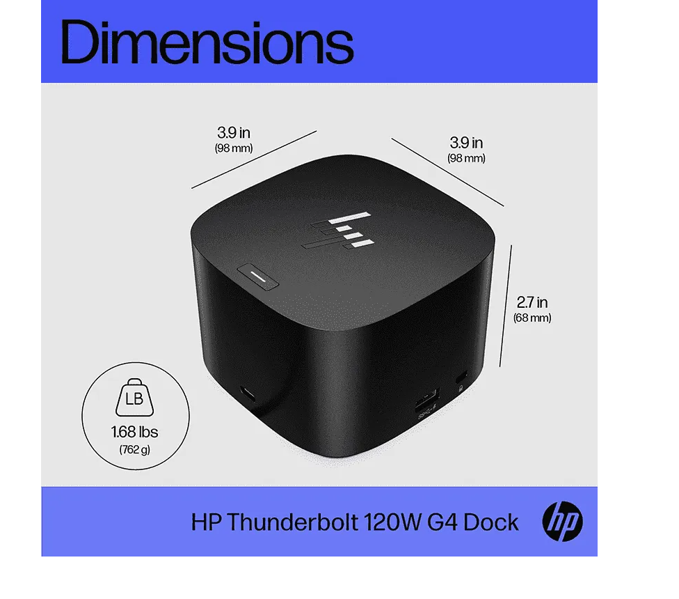 HP Thunderbolt Dock 120W G4 (4J0A2AA)