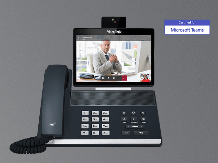 Téléphone IP Vidéo Yealink SIP-VP59 Team Edition - Pour Microsoft Teams, écran Tactile 8 Pouces
