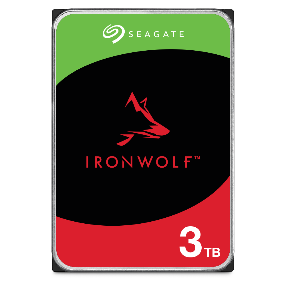 Seagate IRONWOLF 3TB NAS 3.5IN 6GB/S SATA 64MB ST3000VN006(3 Years Manufacture Local Warranty In Singapore)