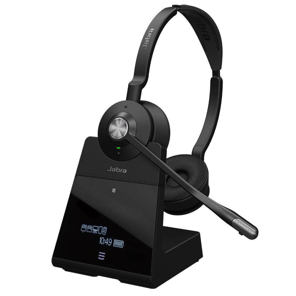 Jabra Engage 75 Stereo Wireless Noise Cancelling Headset With Charging Base 9559-583-117 - Buy Singapore