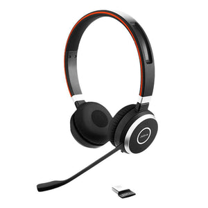 Jabra Evolve 65 MS Stereo Professional Wireless Headset With USB Adaptor 234 (2 Years Manufacture Local Warranty In Singapore)-EOL