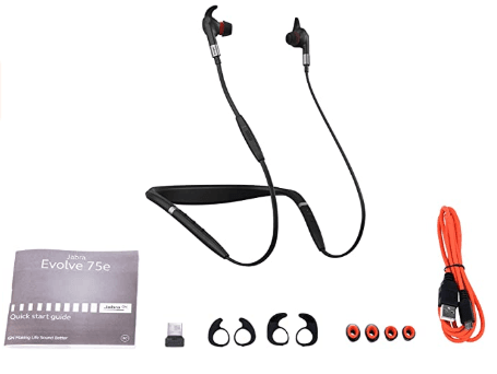 Jabra Evolve 75E & LINK 370 UC In Ear Noise Cancelling Buds 7099-823-409 - Buy Singapore