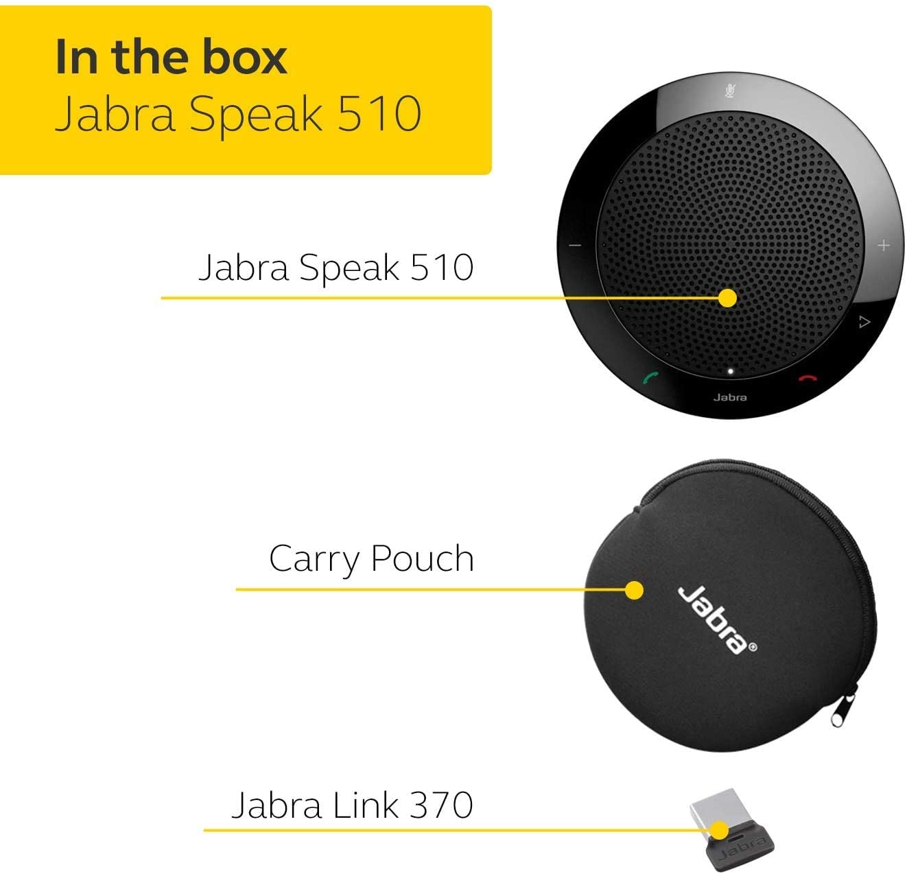 Jabra echo cancelling online speakerphone