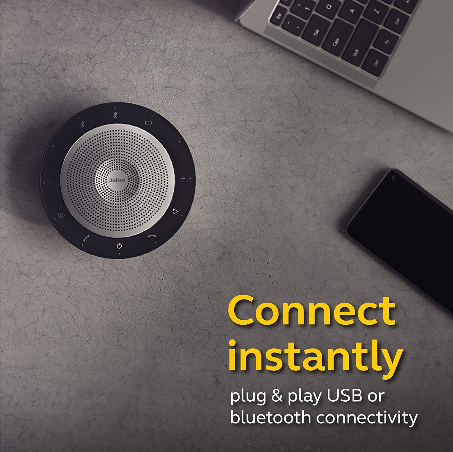 Jabra Speak 750 MS Bluetooth + USB Conference Speakerphone 7700 