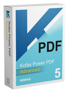 Kofax (Nuance) Power PDF 5  Advanced for Windows (PPD-PER-0399-001U) (Pre-Order Lead Time 4-6 Weeks)