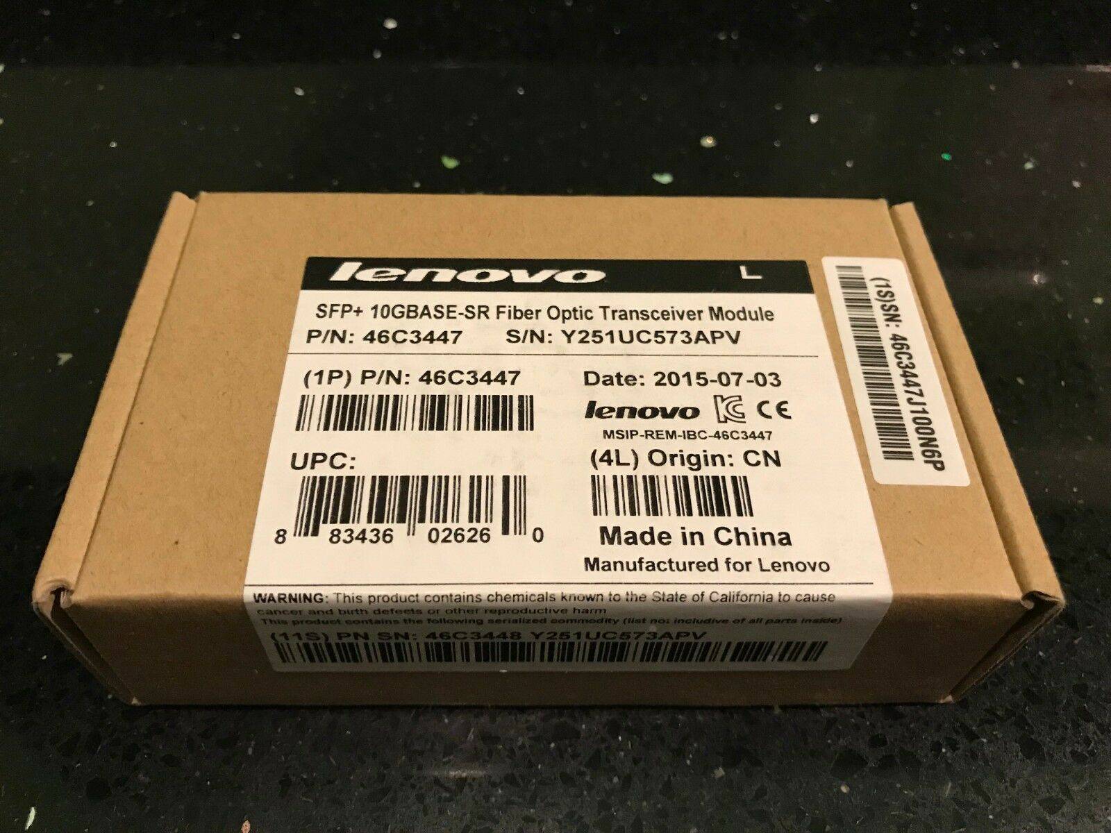 Cisco SFP-10G-SR Fibre optique 850nm 10000Mbit/s SFP+ module émetteur Cisco SFP-10G-SR Fibre optique 850nm 10000Mbit/s SFP+ module émetteur