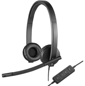 Logitech H570e USB Stereo Headset 981-000574  (2 Years Manufacture Local Warranty In Singapore) -Promo Price While Stock Last
