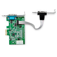 Startech2-port PCI Express RS232 Serial Adapter Card - PCIe RS232 Serial Host Controller Card PEX2S953LP (Lifetime Warranty)