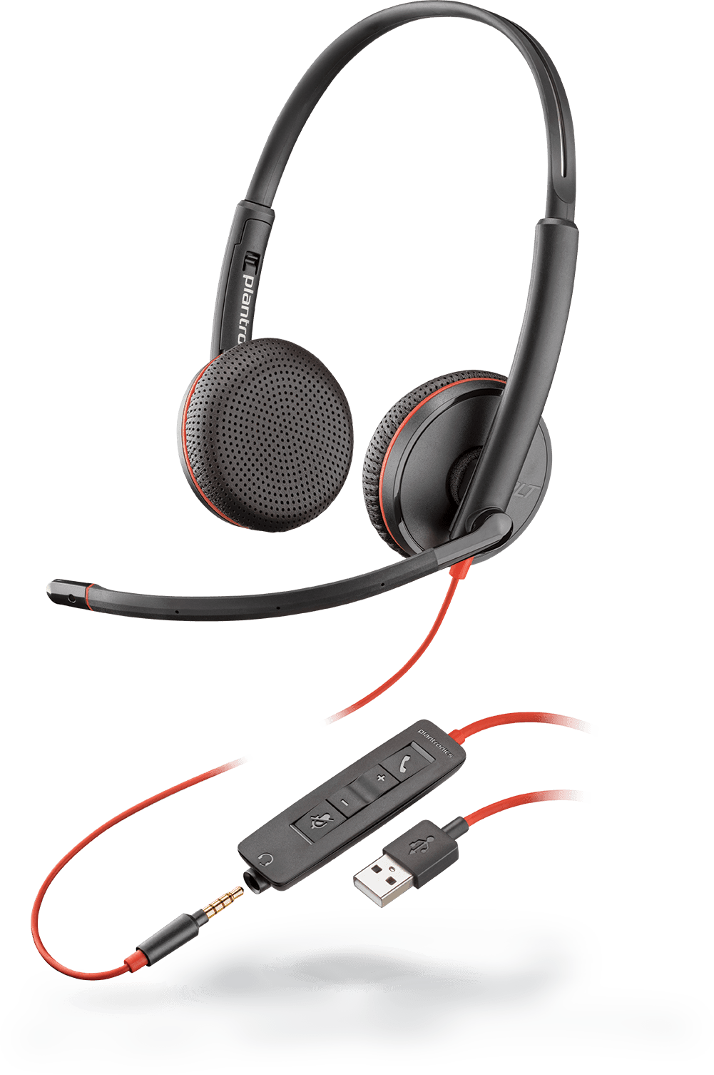Poly (Plantronics) Blackwire C3210 C3215 C3220 C3225 USB Headset (2 Years Local Warranty Singapore) - Buy Singapore