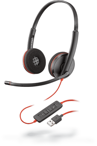 Poly (Plantronics) Blackwire C3210 C3215 C3220 C3225 USB Headset (2 Years Local Warranty Singapore) - Buy Singapore