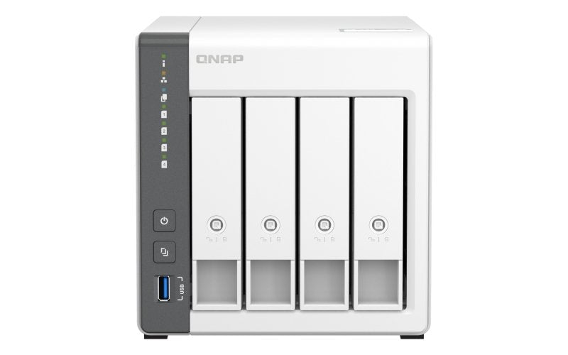 QNAP 4-Bay Desktop ARM A-55 2GHz CPU 4GB RAM fixed NAS (TS-433-4G) (2 years Local Warranty in Singapore) - Win-Pro Consultancy Pte Ltd