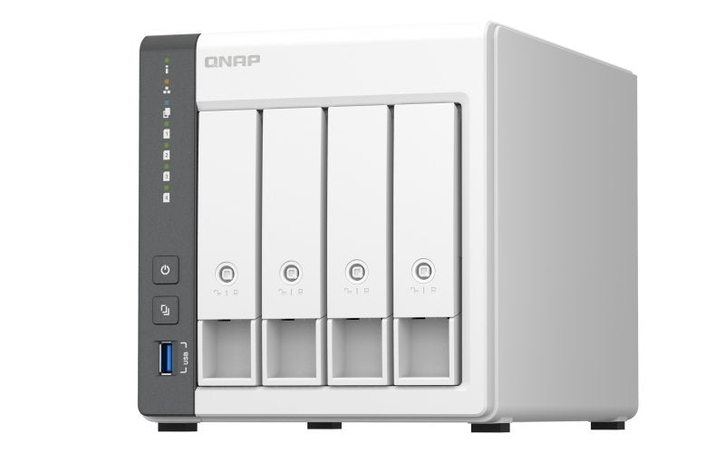 QNAP 4-Bay Desktop ARM A-55 2GHz CPU 4GB RAM fixed NAS (TS-433-4G) (2 years Local Warranty in Singapore) - Win-Pro Consultancy Pte Ltd