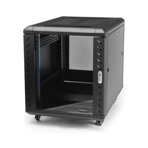 Startech 12U Knock-Down Server Rack Cabinet with Casters 36in Depth RK1236BKF (Lifetime Warranty)