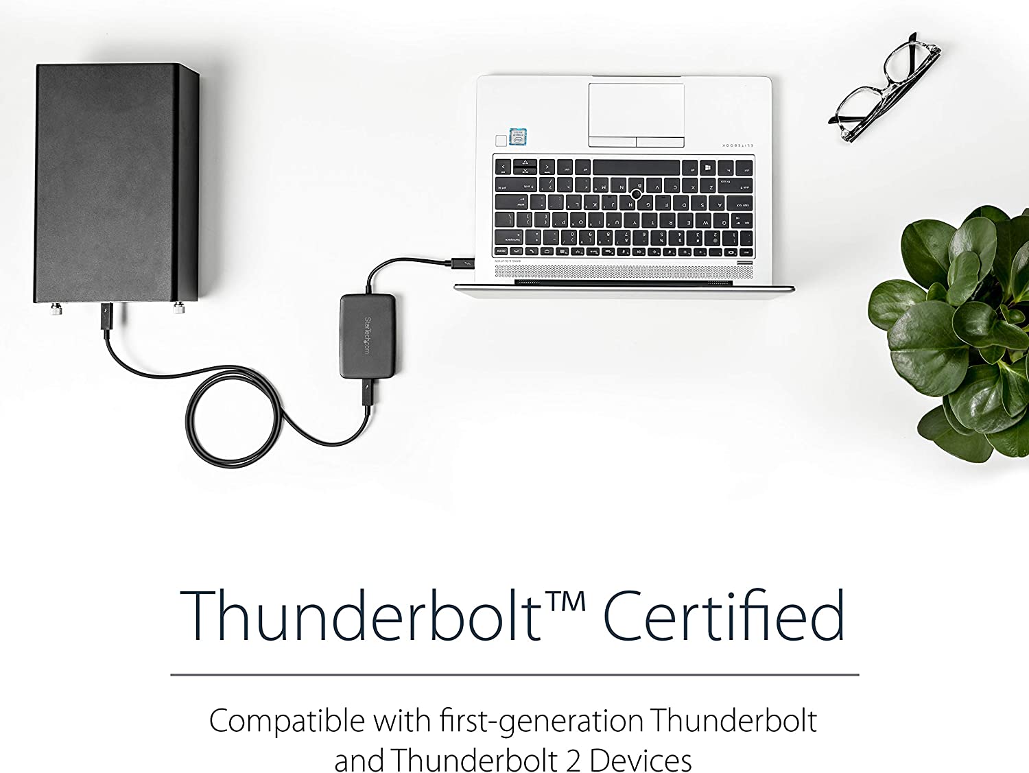 StarTech.com Adaptateur Thunderbolt 3 USB-C vers Thunderbolt 2 compatible  Windows et Mac - Câble Thunderbolt 3 vers 2 (TBT3TBTADAP)