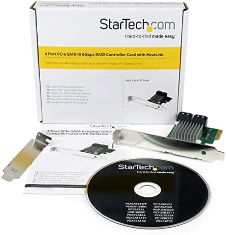 StarTech 4 PORT PCI EXPRESS 2.0 SATA III 6GBPS(PEXSAT34RH) - Win-Pro Consultancy Pte Ltd