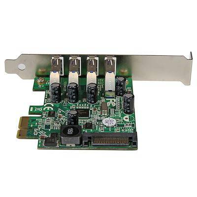 StarTech 4 Port PCI Express PCIe SuperSpeed USB 3.0 Controller Card Adapter with UASP - SATA Power PEXUSB3S4V - Buy Singapore