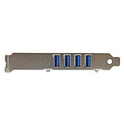 StarTech 4 Port PCI Express PCIe SuperSpeed USB 3.0 Controller Card Adapter with UASP - SATA Power PEXUSB3S4V - Buy Singapore