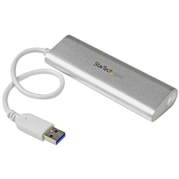 StarTech 4-Port Portable USB 3.0 Hub with Built-in Cable ST43004UA (2 years Local Warranty in Singapore) - Buy Singapore