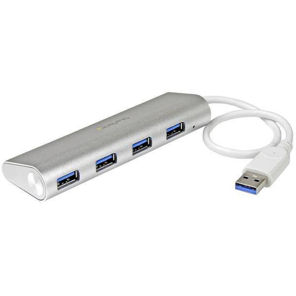StarTech 4-Port Portable USB 3.0 Hub with Built-in Cable ST43004UA (2 years Local Warranty in Singapore) - Buy Singapore