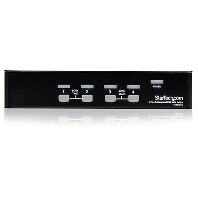 StarTech 4 Port Professional VGA USB KVM Switch with Hub SV431USB - Buy Singapore