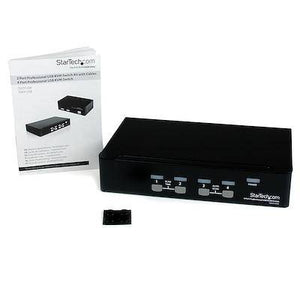 StarTech 4 Port Professional VGA USB KVM Switch with Hub SV431USB -EOL