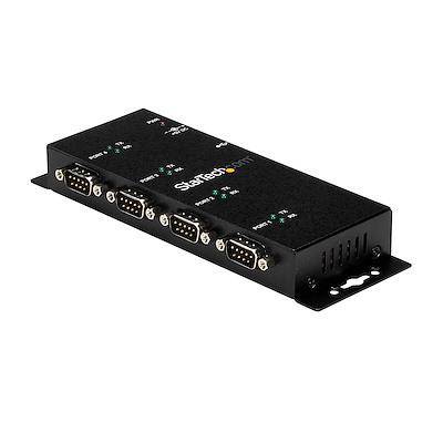 StarTech 4 Port USB to DB9 RS232 Serial Adapter Hub – Industrial DIN Rail and Wall Mountable ICUSB2324I (2 years Local Warranty in Singapore) - Buy Singapore