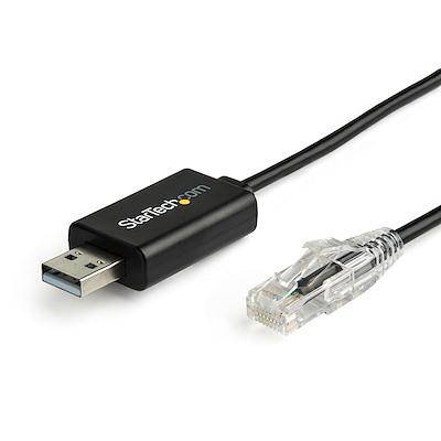 StarTech 6 ft. (1.8 m) Cisco USB Console Cable - USB to RJ45 ICUSBROLLOVR (2 years Local Warranty in Singapore) - Buy Singapore
