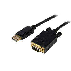 Startech 6 ft DisplayPort to VGA Adapter Converter Cable – DP to VGA DP2VGAMM6B (3 Year Warranty In Singapore)