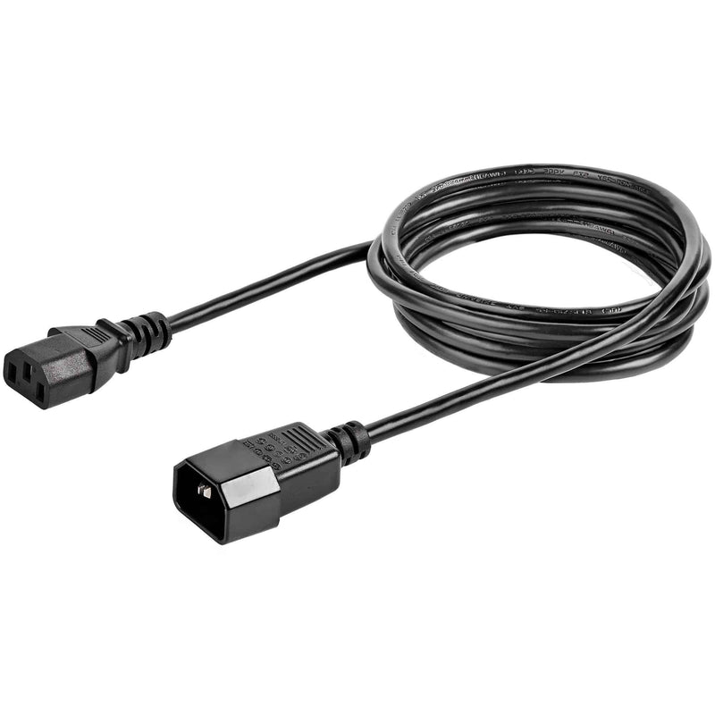 StarTech 6 ft Standard Computer Power Cord Extension - C14 to C13 PXT100 - Buy Singapore