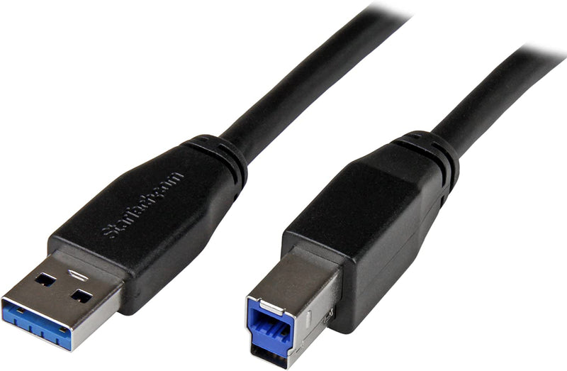 StarTech ACTIVE USB 3.0 USB-A TO USB-B CABLE(USB3SAB5M) - Win-Pro Consultancy Pte Ltd