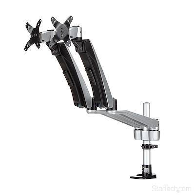 StarTech Desk-Mount Dual Monitor Arm - Full Motion Articulating - Premium ARMDUAL30 (10 years Local Warranty in Singapore) - Buy Singapore