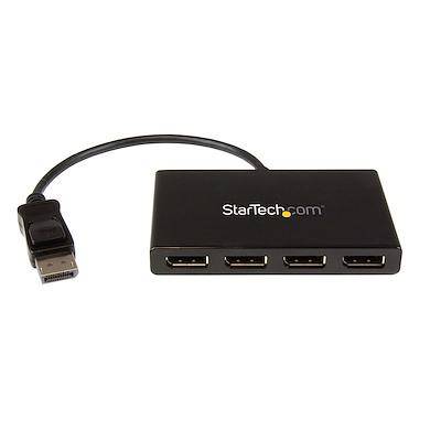 Startech DisplayPort to DisplayPort Multi-Monitor Splitter - 4-Port MST Hub MSTDP124DP - Buy Singapore