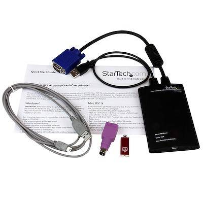 StarTech KVM Console to USB 2.0 Portable Laptop Crash Cart Adapter NOTECONS01 (2 years Local Warranty in Singapore) - Buy Singapore