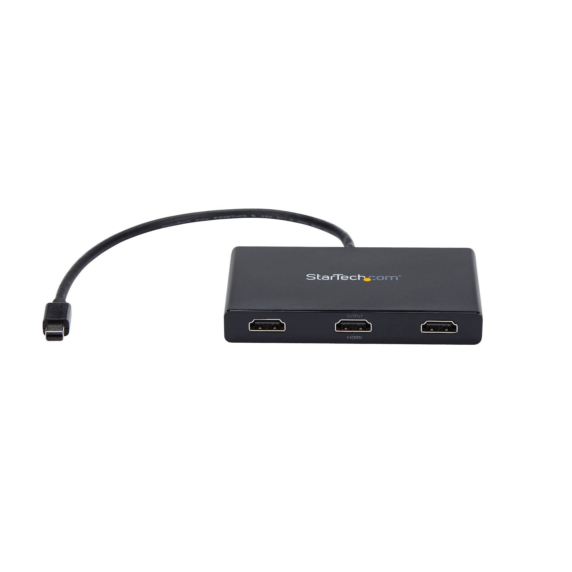 Startech Mini DisplayPort to HDMI Multi-Monitor Splitter 3-Port MST Hub MSTMDP123HD (3 years Local Warranty in Singapore) - Buy Singapore