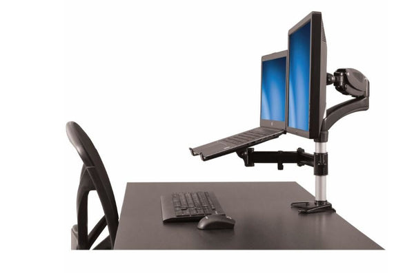 StarTech SINGLE-MONITOR ARM - LAPTOP STAND - ONE-TOUCH HEIGHT ADJUSTMENT(ARMUNONB) - Win-Pro Consultancy Pte Ltd