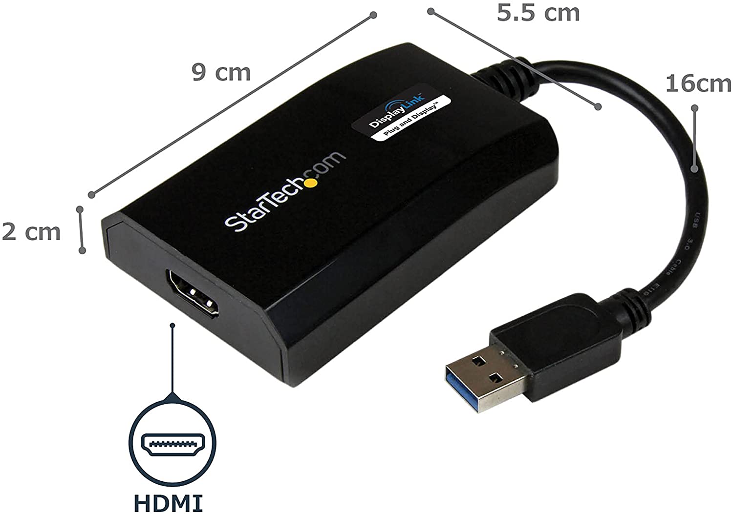 StarTech USB 3.0 TO HDMI EXTERNAL MULTI MONITOR ADAPTER(USB32HDPRO) - Win-Pro Consultancy Pte Ltd