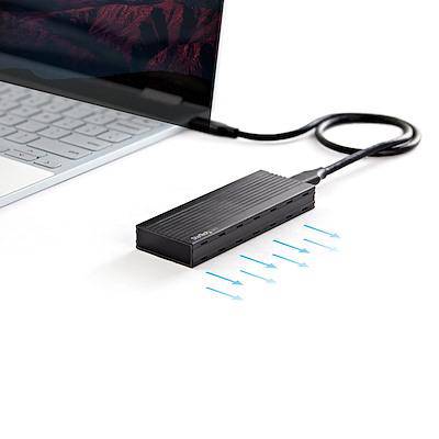 StarTech USB-C 10Gbps to M.2 NVMe SSD Enclosure - Portable External M.2 NGFF PCIe Aluminum Case - 1GBps Read Write - Supports 2230, 2242, 2260, 2280 - TB3 Compatible - Mac PC M2E1BMU31C (2 years Local Warranty in Singapore) - Buy Singapore
