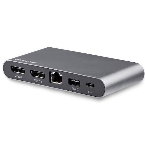 StarTech USB C Dock - 4K Dual Monitor DisplayPort - Mini Laptop Docking Station - 100W Power Delivery Passthrough - GbE, 2-Port USB-A Hub - USB Type-C Multiport Adapter - 3.3' Cable DK30C2DAGPD (3 years Local Warranty in Singapore) - Buy Singapore