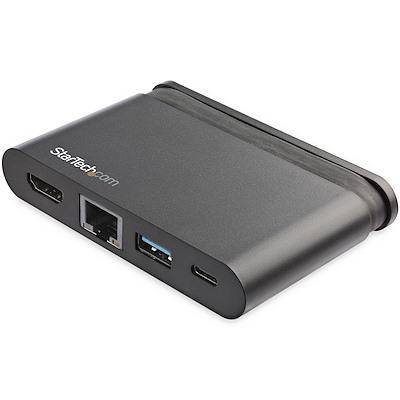 StarTech USB C Multiport Adapter 4K HDMI 1x USB-A, 1x USB-C, GbE, Thunderbolt 3 Travel Dock DKT30CHCPD - Buy Singapore