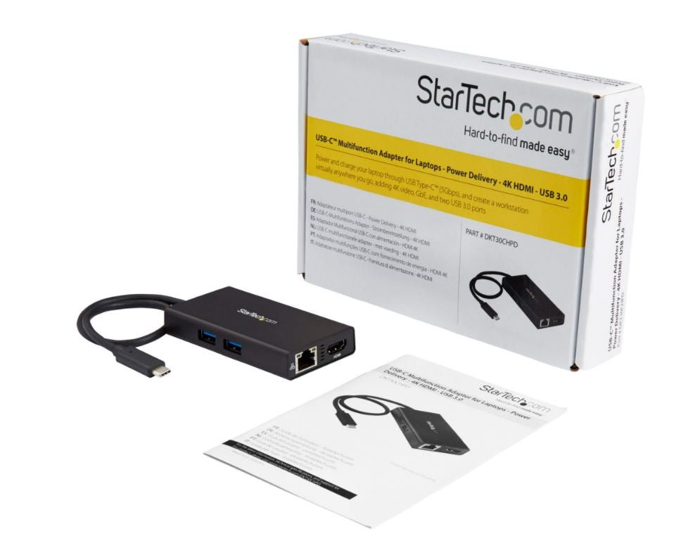 StarTech USB-C TO 4K HDMI MULTIFUNCTION ADAPTER(CDP2HDUACP) - Win-Pro Consultancy Pte Ltd
